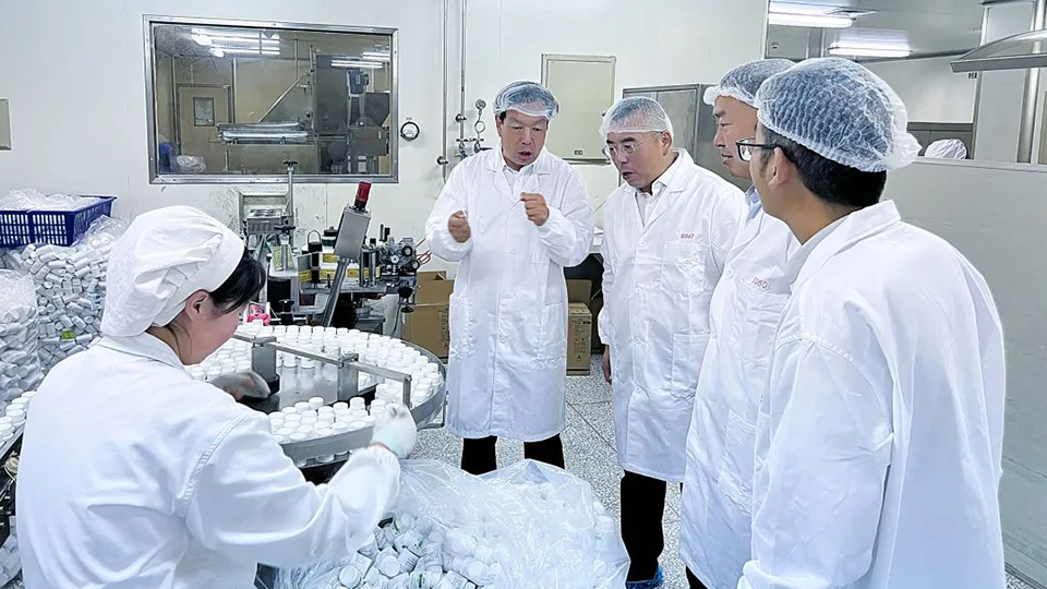 甘肅省副省長陳得信蒞臨獨一味生物制藥考察調研